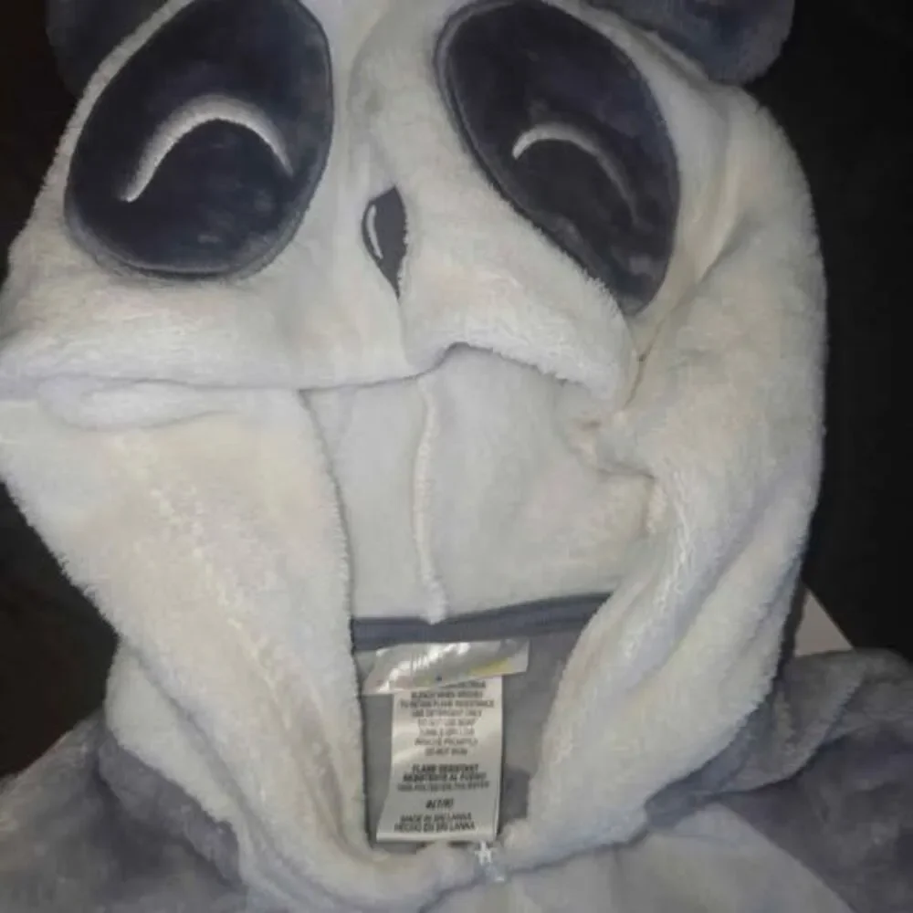 Childrens one piece panda Halloween costume  size 6/7 new